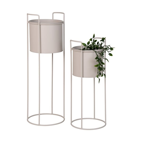 Metāla puķu poda apvalki (2 gab.) ø 21,5 cm Rabo – House Nordic-image-4