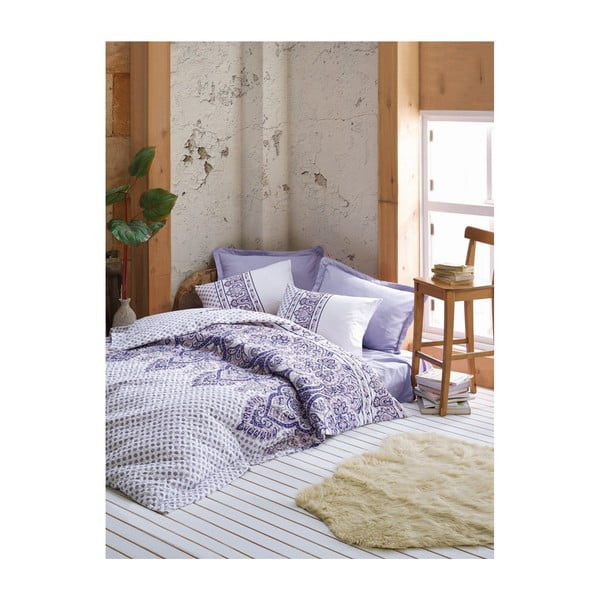 Kokvilnas pārklājs divguļamai gultai Vesta, 220 x 230 cm