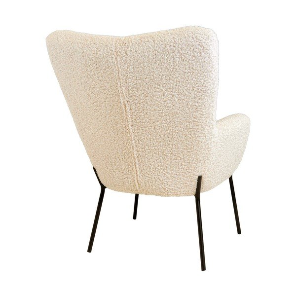 Krēmkrāsas atpūtas krēsls no mākslīgās kažokādas Glasgow – Bonami Essentials-image-4