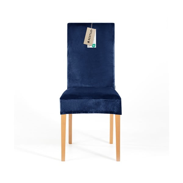 Zili uzvelkami pārvalki krēslam (4 gab.) 48 cm Sento – Restilo-image-2