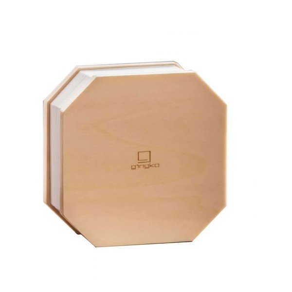 Gaiša dabīga toņa gaismas dekors ar USB Accordion – Gingko