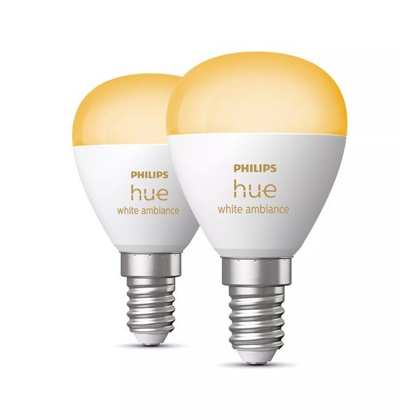 Spuldzes ar E14 spuldžu ietveri (2 gab.), 5 W White ambiance – Philips Hue-image-1