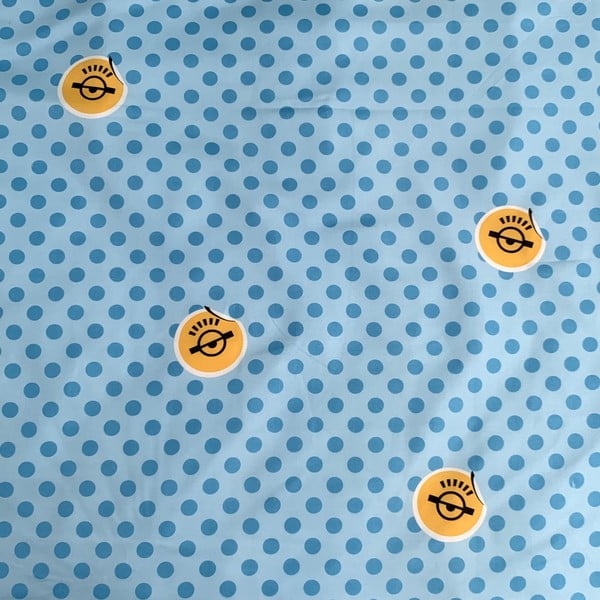 Mikrošķiedras bērnu gultas veļa vienvietīgai gultai 140x200 cm Minions 2 – Jerry Fabrics-image-4