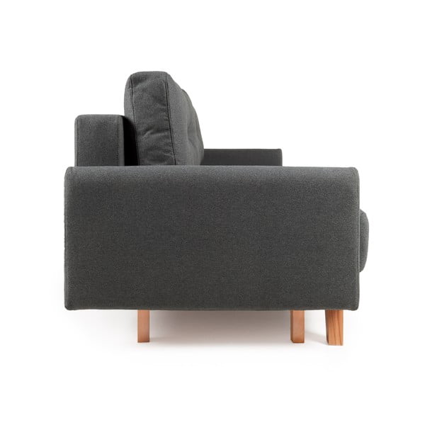 Tumši pelēks izvelkamais dīvāns Bonami Selection Pop-image-3