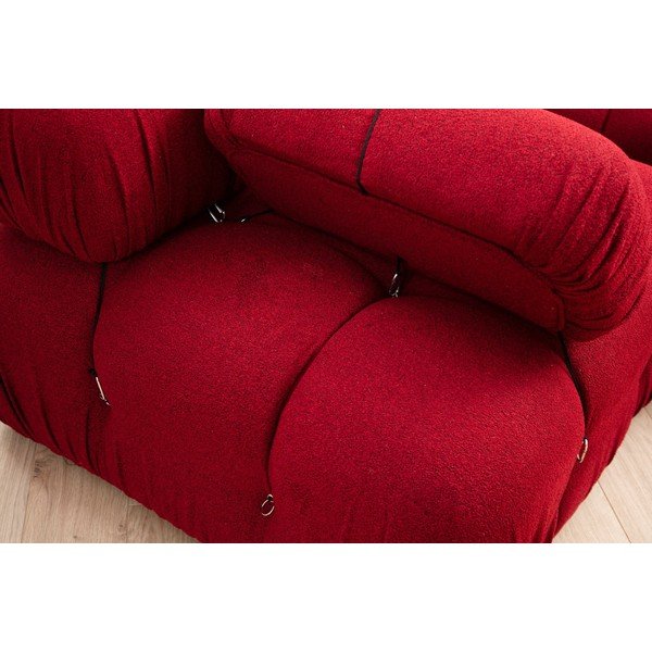 Sarkans modulārais dīvāns (vidējā moduļa) Bubble  – Artie-image-4
