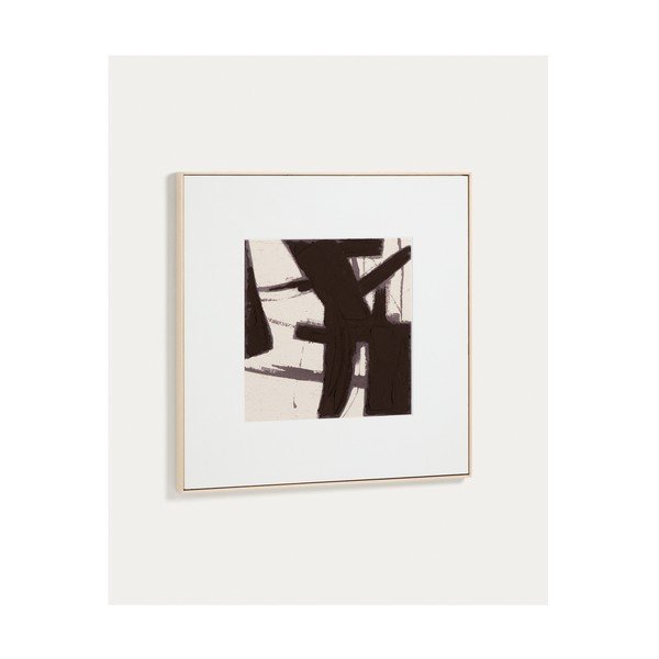 Ar rokām apgleznota glezna ar rāmi/uz audekla 100x100 cm Arilan – Kave Home