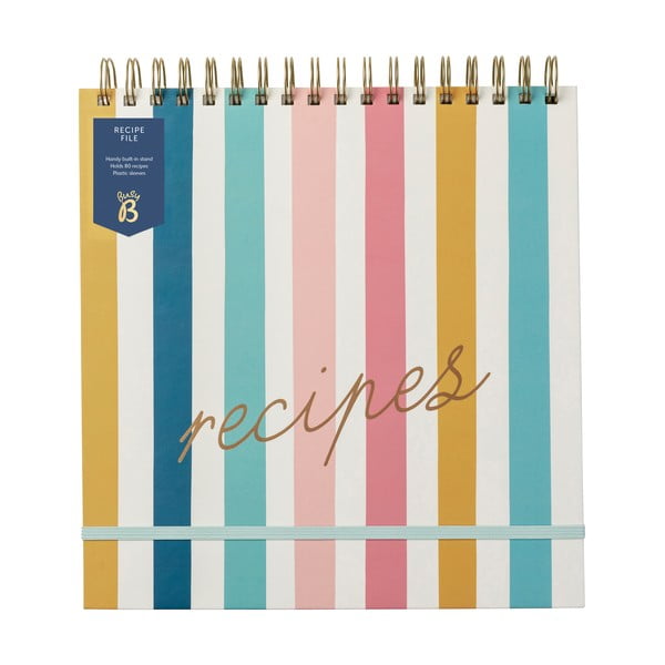 Recepšu pierakstu klade 80 lpp. Stripe – Busy B-image-1