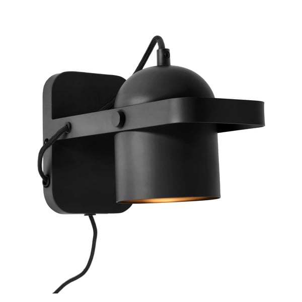 Melna sienas lampa Nesvik – Villa Collection-image-2