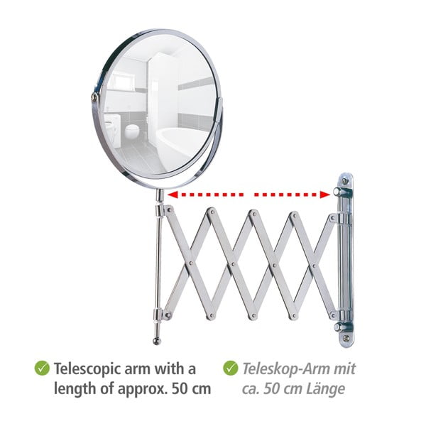 Kosmētikas palielināmais spogulis (3x) ø 17 cm Exclusive – Wenko-image-3