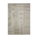 Pelēkbēšs ar rokām darināts vilnas paklājs 160x230 cm Lira  – Flair Rugs