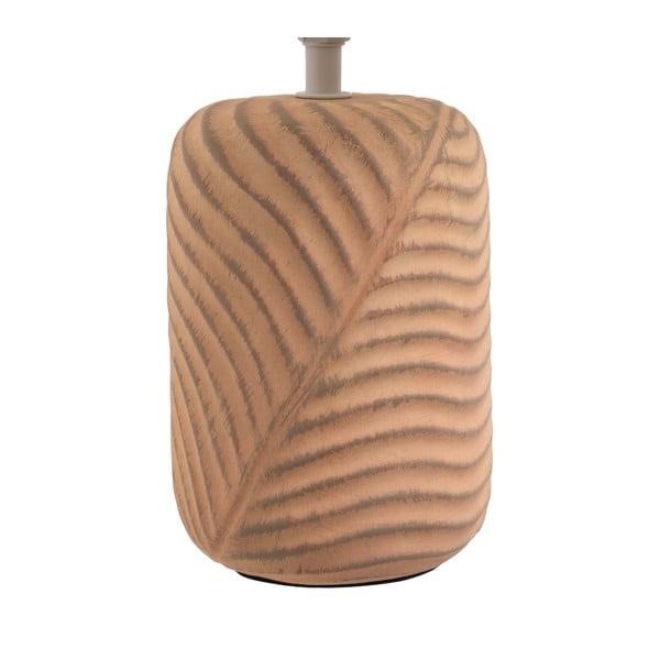 Ķieģeļu sarkana/krēmkrāsas galda lampa ar auduma abažūru (augstums 39 cm) – Casa Selección-image-2