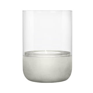2 stikla svečturu komplekts ar betona pamatni Blomus Calma