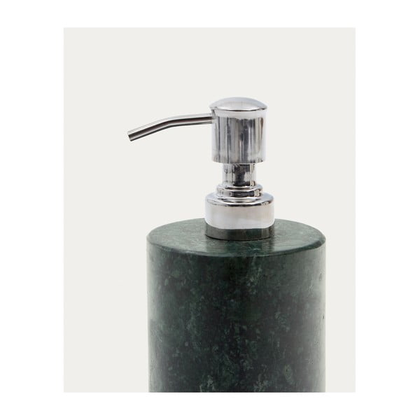 Tumši zaļš marmora ziepju dozators 200 ml Elenei – Kave Home-image-4