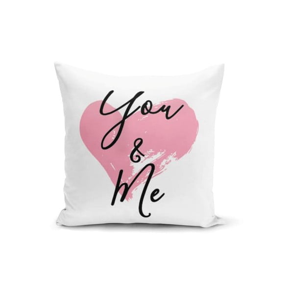 Spilvendrāna Minimalist Cushion Covers You & Me Heart, 45 x 45 cm