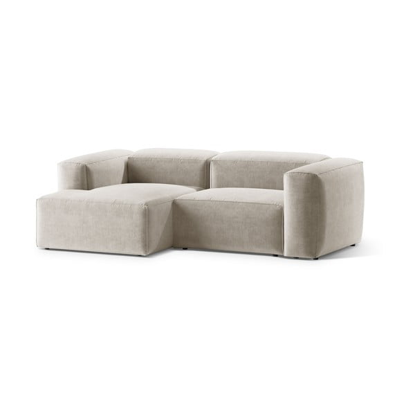 Bēšs stūra dīvāns (ar kreiso stūri/ar zvilni) Bergamo – Cosmopolitan Design-image-2