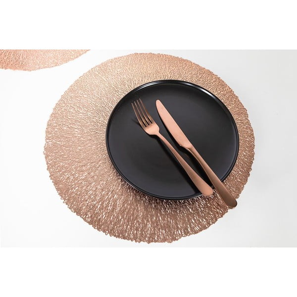 Rozā zelta krāsas galda paliktnis Tiseco Home Studio, ⌀ 38 cm-image-1