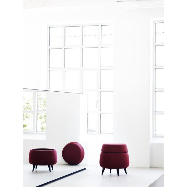 Antracīta pufs ar uzglabāšanas vietu Softline Pod-image-4