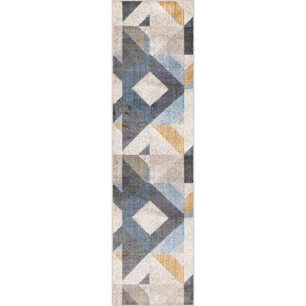 Gaiši pelēks celiņa paklājs 80x300 cm Soft Halleby – FD