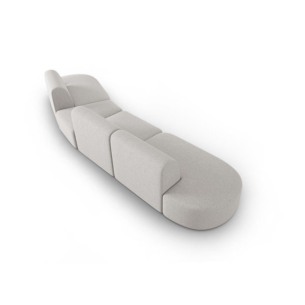 Gaiši pelēks dīvāns 412 cm Shane – Micadoni Home-image-3