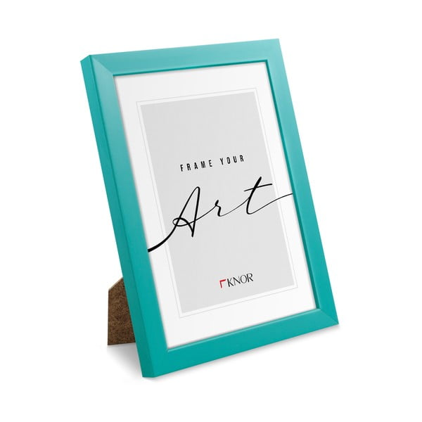Tirkīzzils piekarināms foto rāmis 32x42 cm – knor