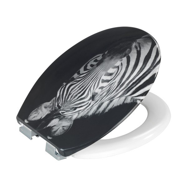 Tualetes poda sēdeklis ar automātisku aizvēršanos 37,5 x 45 cm Zebra – Allstar-image-2