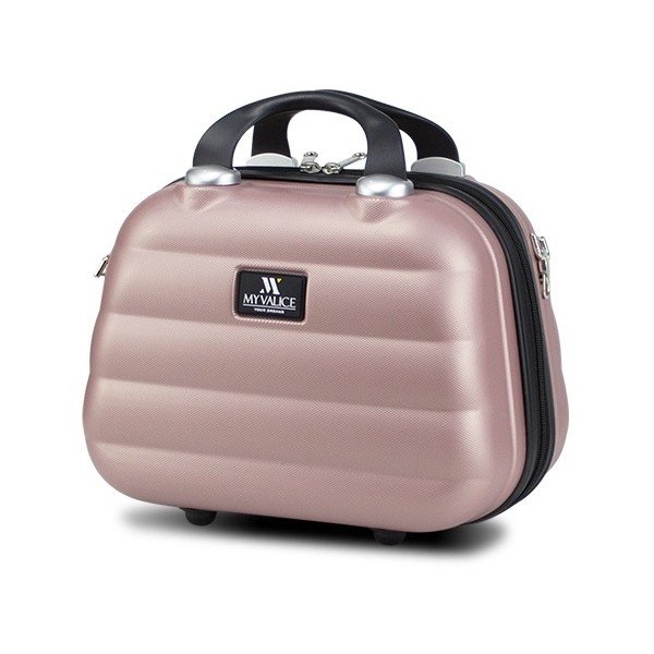 Rozā sieviešu ceļojumu koferis My Valice SMART BAG RESSNO Make Up & Rokas koferis