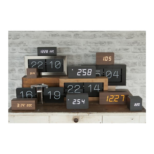 Koka modinātājs Karlsson Tube, 21 x 9 cm-image-2