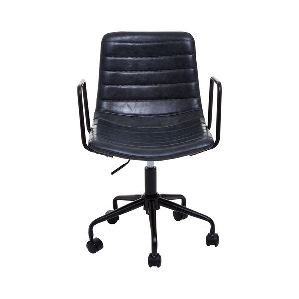 Tumši pelēks mākslīgās ādas biroja krēsls Forbes – Premier Housewares-image-2