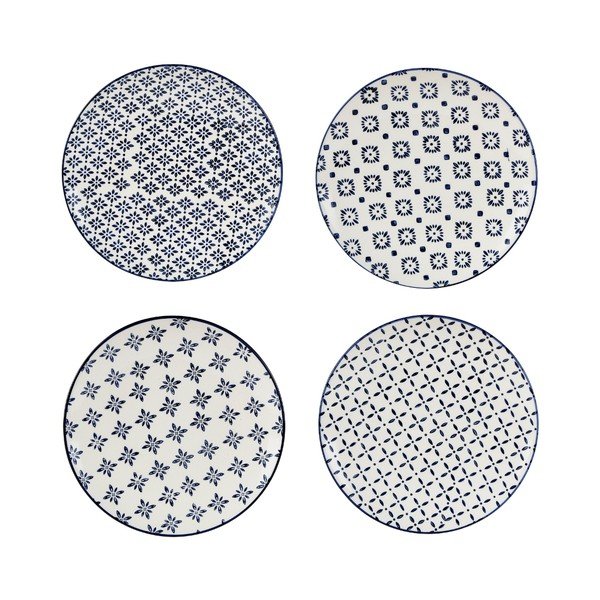 4 šķīvju komplekts ar modernu dizainu Villa Collection