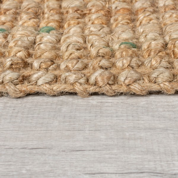 Dabīga toņa ar rokām darināts džutas paklājs 160x230 cm Jute Boucle Multi – Flair Rugs-image-4