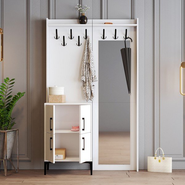 Balts priekšnama komplekts Berlin – Kalune Design-image-3