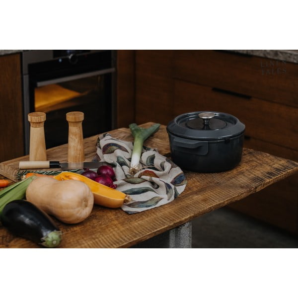 Lina trauku dvielis 65x65 cm Golden Fall – Linen Tales-image-3