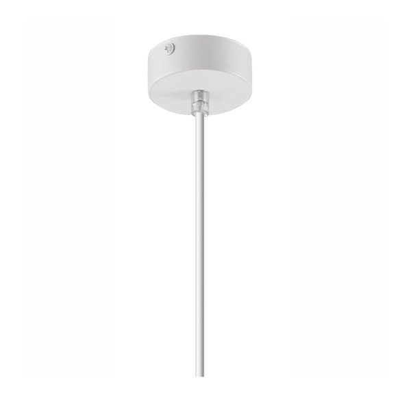 Balta piekaramā lampa ar auduma abažūru ø 15 cm Enrico – LAMKUR-image-4