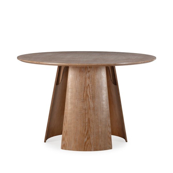 Apaļš ēdamgalds ar ozolkoka imitāciju ø 120 cm Zuri – MOME