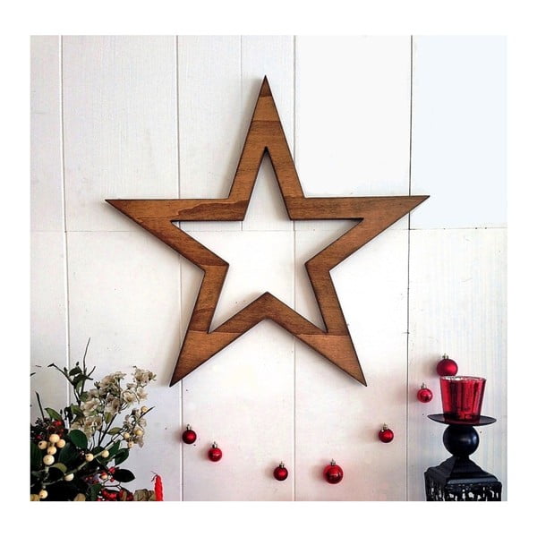 Ziemassvētku sienas dekori Hello Star, 62 x 1,8 x 62 cm