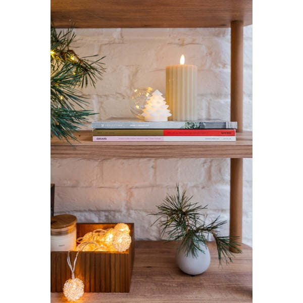 Balts Ziemassvētku gaismas dekors (4 gab.) ø 6,5 cm Carla – Sirius-image-3