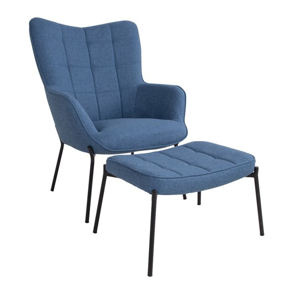 Zils atpūtas krēsls House Nordic Glasgow-image-4