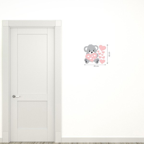 Sienas uzlīme Ambiance Teddy Rose-image-1