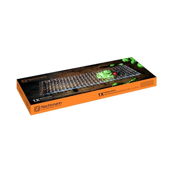 Stikla servēšanas paplāte 15x42 cm Bossa Nova – Nachtmann-image-3