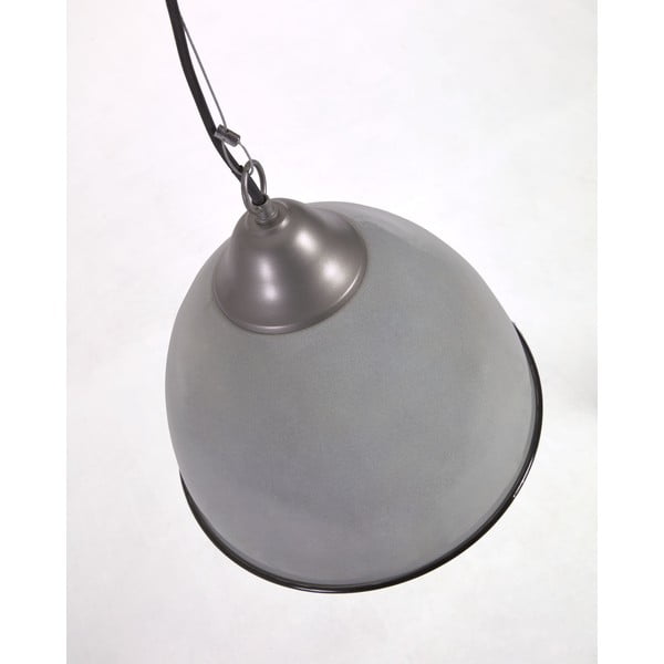 Pelēka piekaramā lampa ø 31 cm Neus – Kave Home-image-4