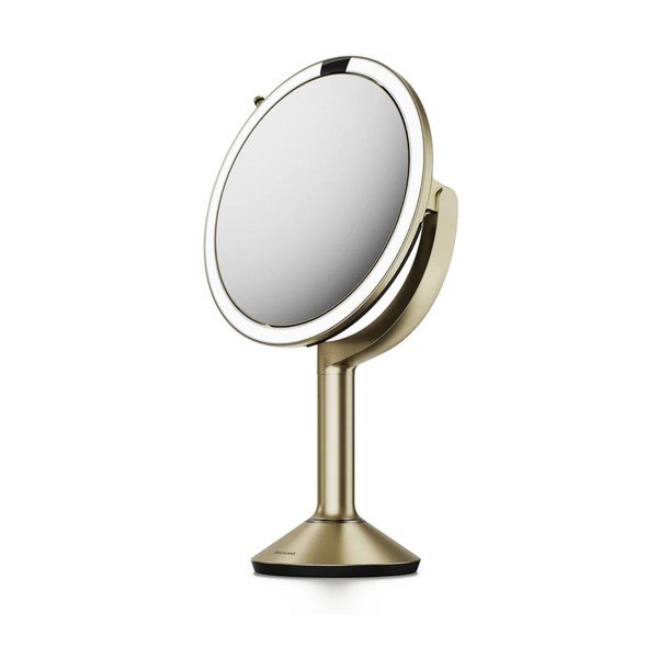 Kosmētikas spogulis ar gaismu/palielināmais (ar 5x palielinājumu/ar 10x palielinājumu) ø 20 cm Trio – simplehuman