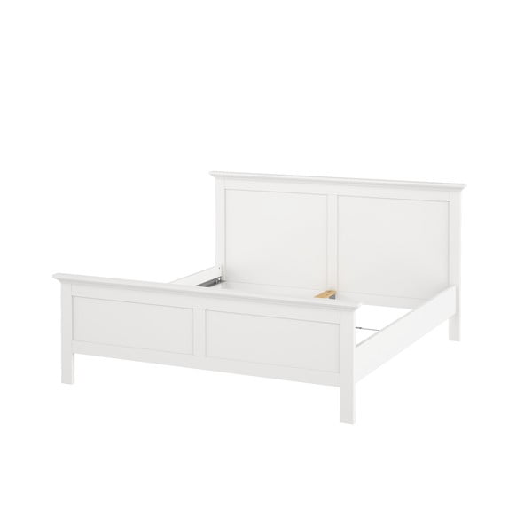 Balta divvietīga gulta 160x200 cm Paris – Tvilum-image-3