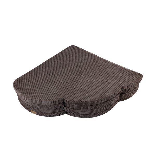 Brūns bērnu rotaļu paklājiņš 160x160 cm – Meowbaby-image-4