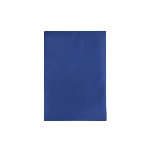 Tumši zils palags no kokvilnas satīna ar gumiju 140x200 cm – Mijolnir