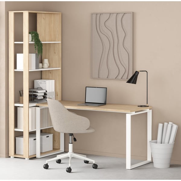 Darba galds ar ozolkoka imitācijas galda virsmu 60x150 cm Sign – Tvilum-image-1