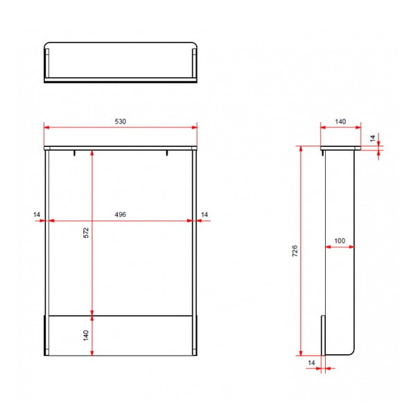 Balts pārtinamais galds (piemērotas kumodes dziļums 57 cm) Amori – Vipack-image-2