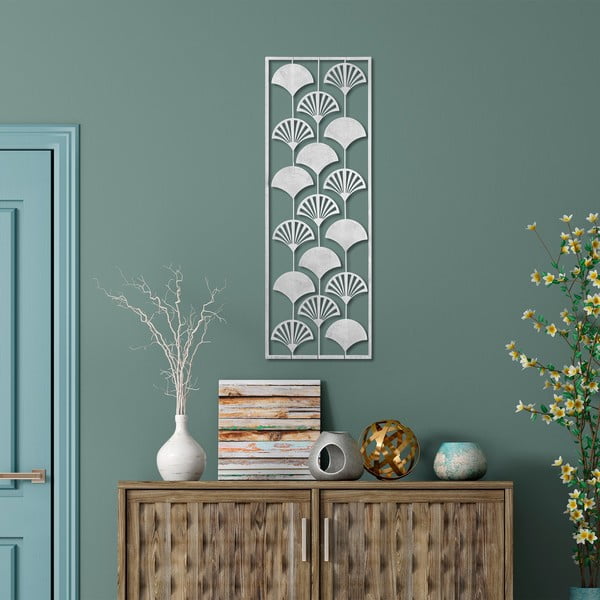 Metāla sienas dekors 32x90 cm Gingko – Wallity-image-1