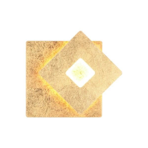 Zelta krāsas LED sienas lampa Leano – Trio-image-3