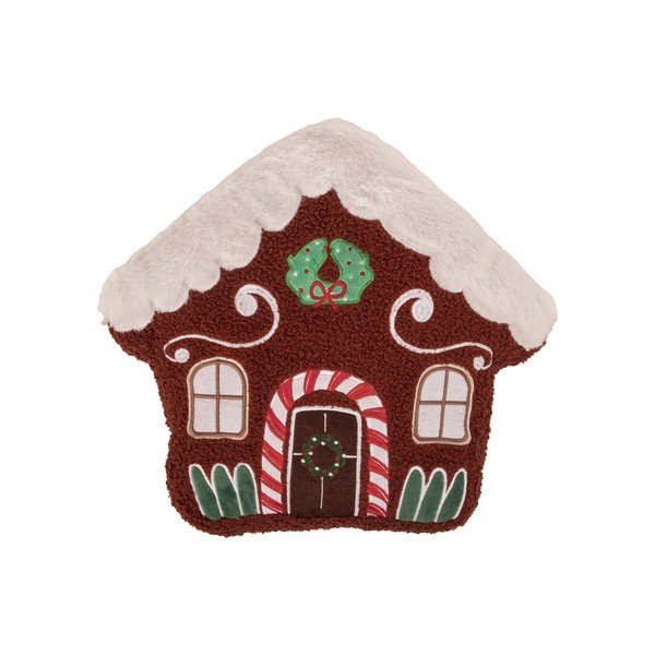 Buklē dekoratīvais spilvens ar Ziemassvētku motīvu 38x35 cm House – Tiseco Home Studio