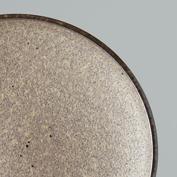 Bēšs keramikas šķīvis MIJ Earth, ø 17 cm-image-2